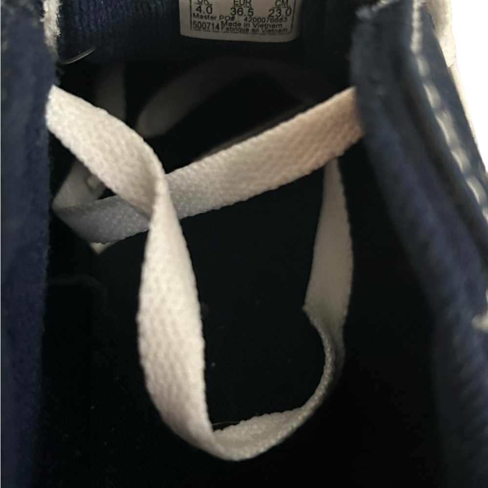 Vans Kids Dark Blue and‎ White Sneakers - Picture 3 of 5